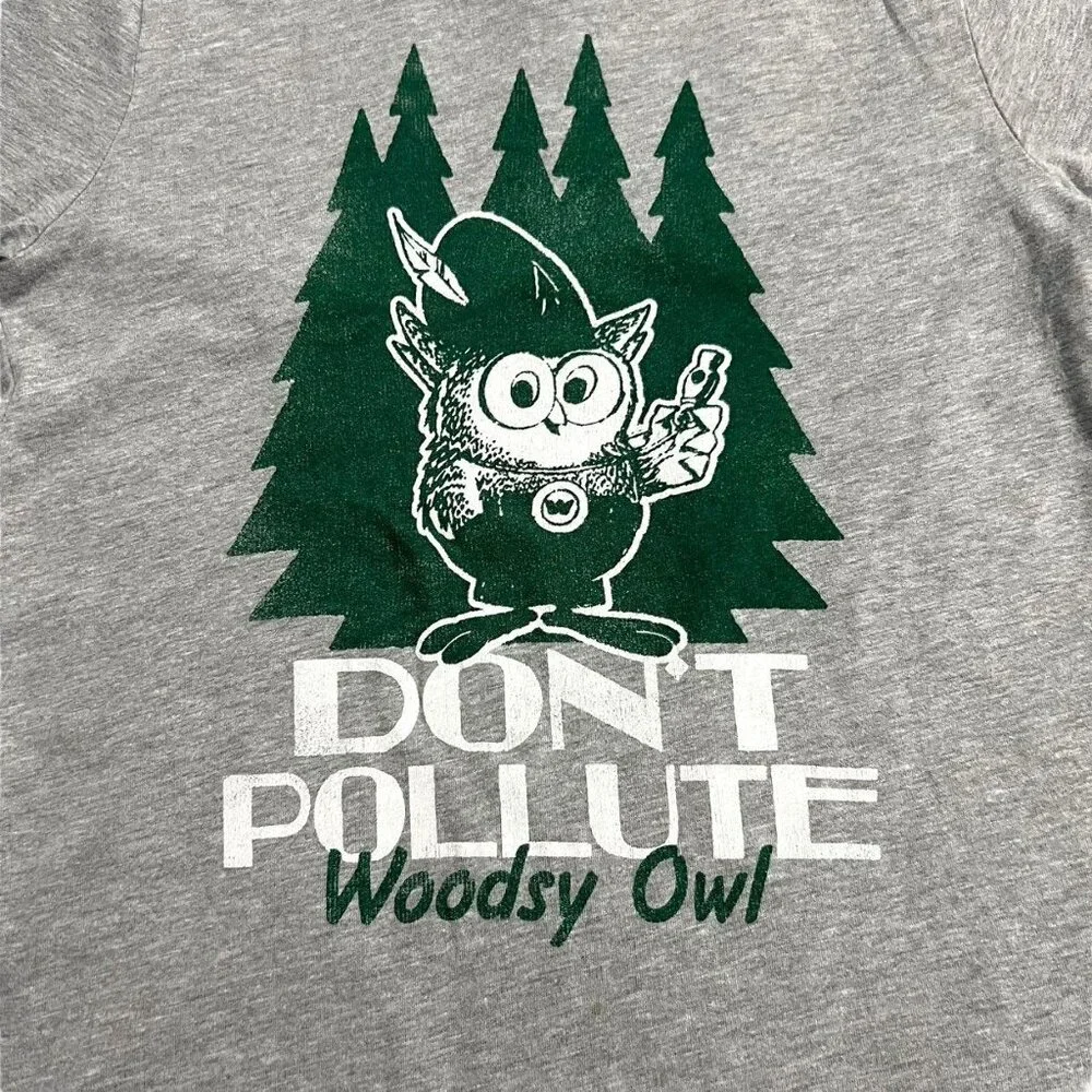 Peek S (4/5) HTF Woodsy Owl Don't Pollute Shirt